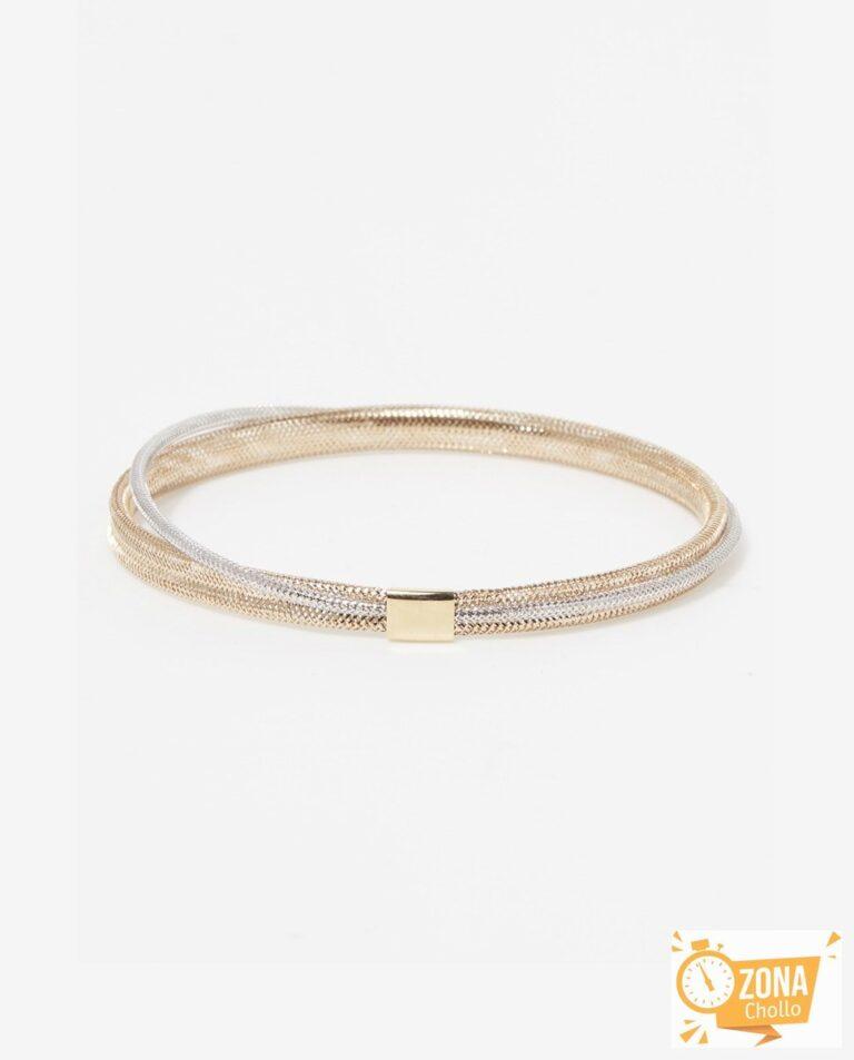 Pulsera «Matera» Or Bicolore Jaune 375/1000 — 199,00€ € -86%