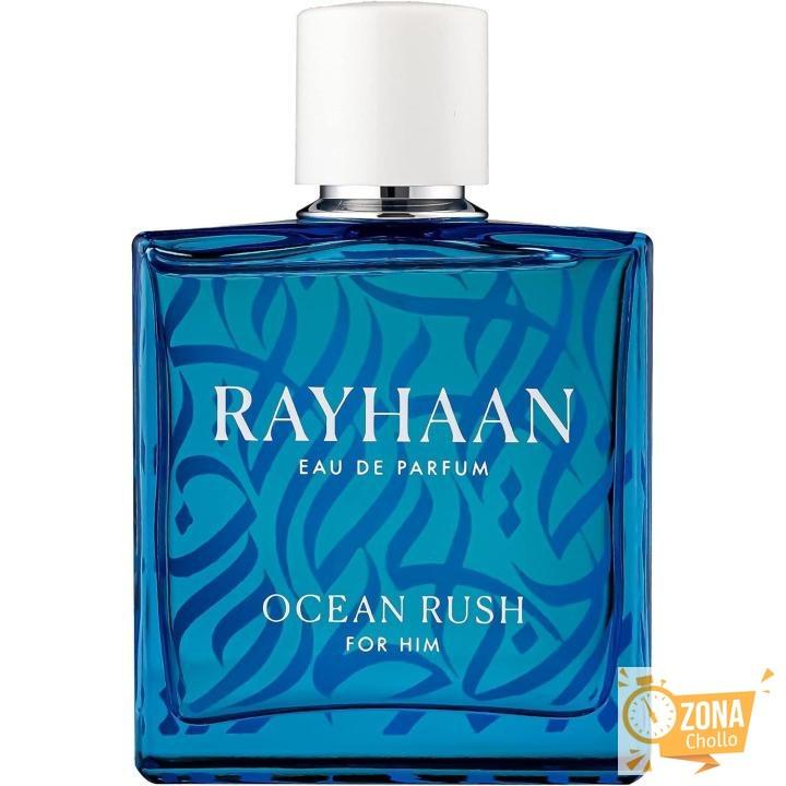 Rayhaan Ocean Rush EDP 100 ml – Perfume árabe original para hombre — 25.9 €
