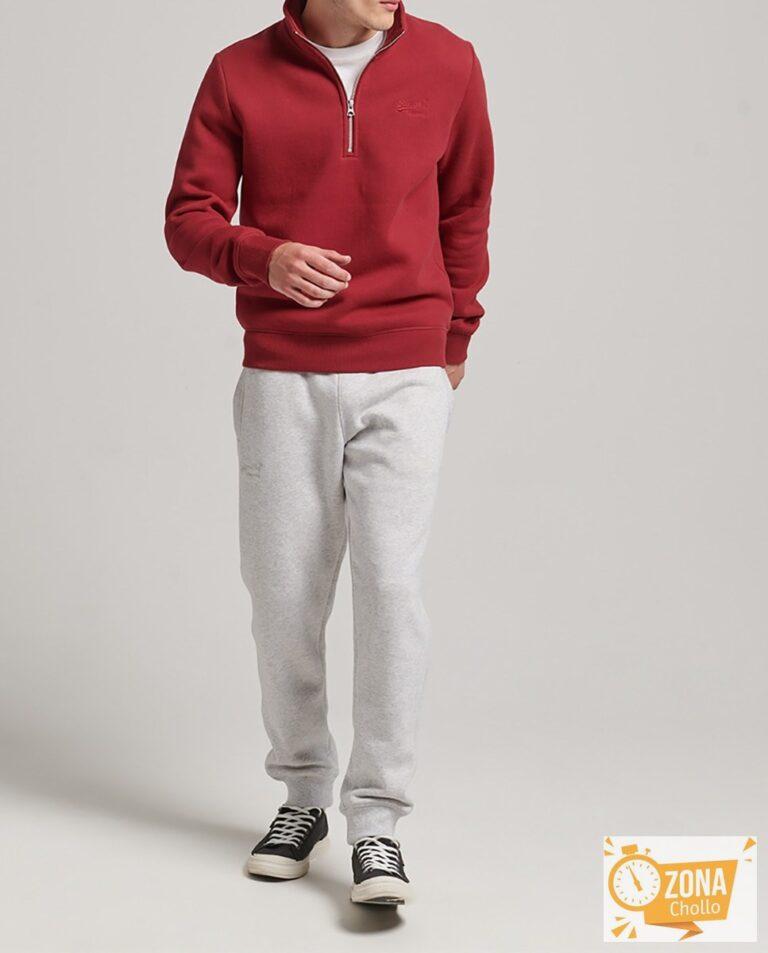 Sudadera de hombre con media cremallera y logotipo Vintage Logo — 15,00€ € -81%