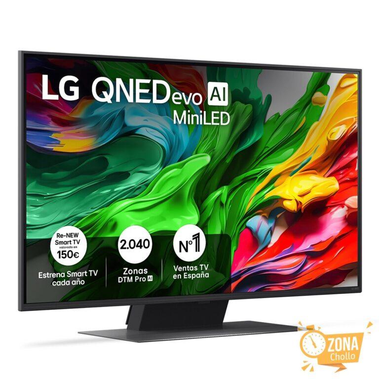 TV QNED evo MiniLED AI 108cm (43″) LG 43QNED86A6C, 4K Smart TV… — 179 € -60%