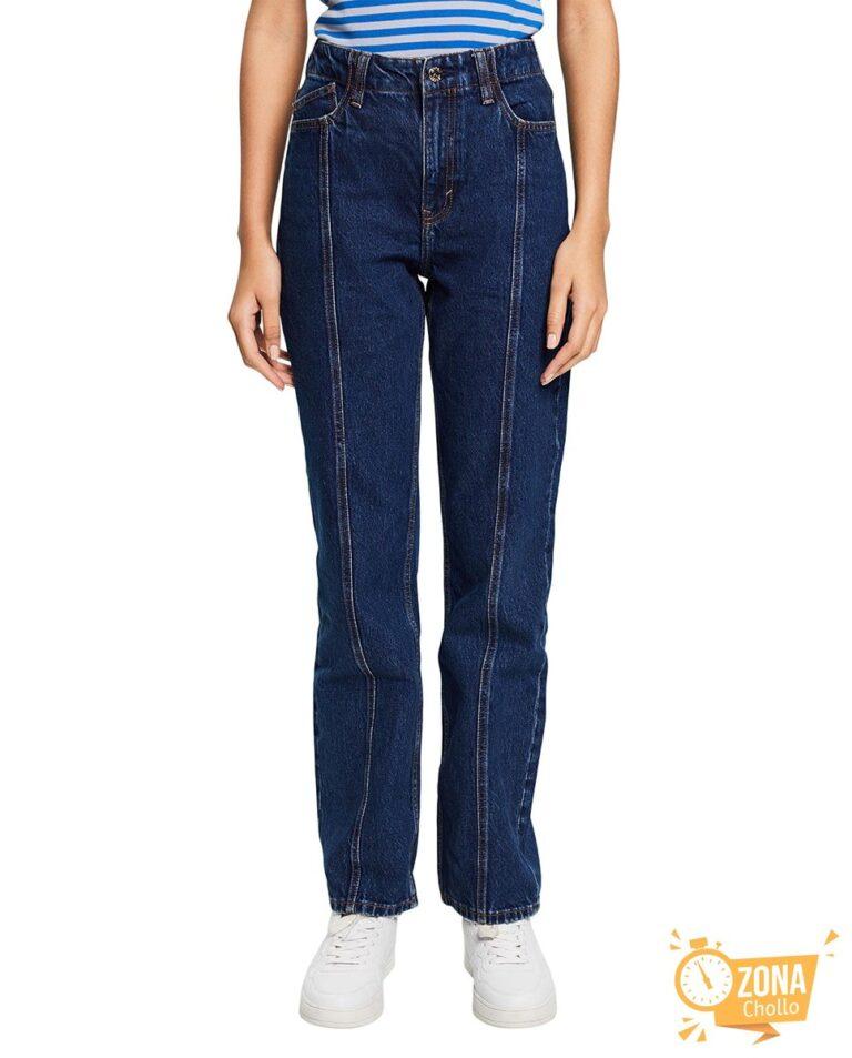 Vaqueros de mujer Straight fit 5 bolsillos — 15,00€ € -81%