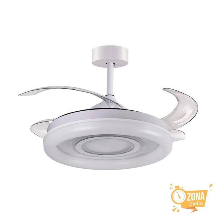 Ventilador de techo Amaltea Bel Air 116W 4 aspas retráctiles blanco… — 104.98 €