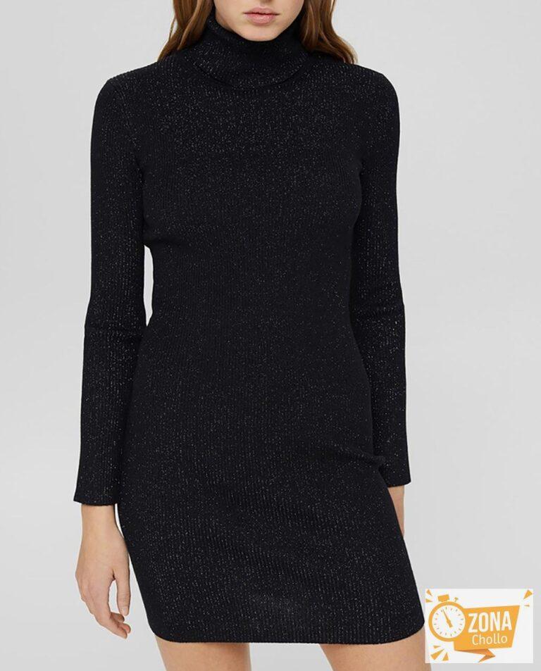 Vestido de punto canalé midi — 13,00€ € -81%