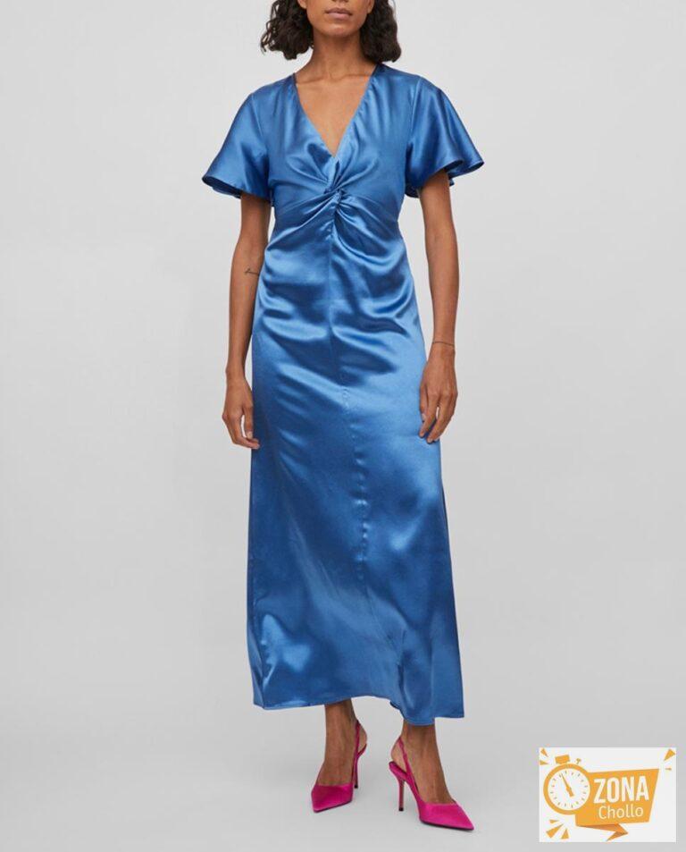 Vestido largo satinado — 11,00€ € -82%