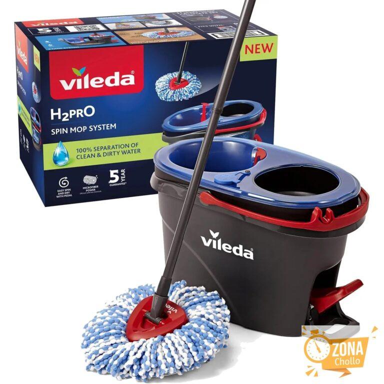 Vileda H2PrO Spin Sistema de Mopa, Doble Cámara de Separación de… — 40.78 EUR €