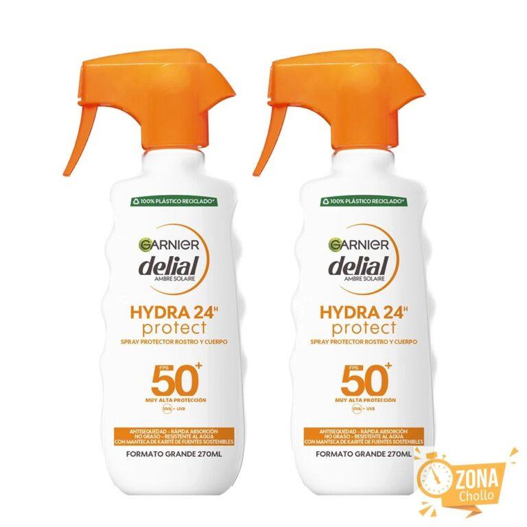 GARNIER | Delial Spray Protector SPF 50+ HYDRA 24 Protect Muy Alta… — 21.50 EUR €