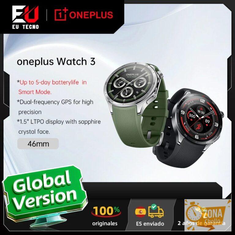 Versión Global OnePlus Watch 3 reloj inteligente 1,50 pulgadas LTPO… — 125.20 EUR €
