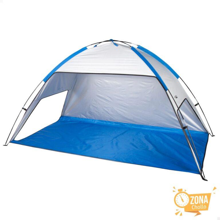 Aktive – Tienda de playa, 220x120x115 cm, 2 personas, color azul y… — 17.53 EUR €