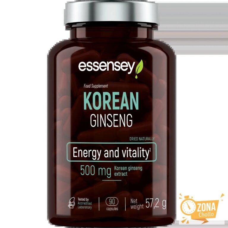Essensey Ginseng Coreano 500 mg – 90 Cápsulas Vegetales |… — 7.11 EUR €