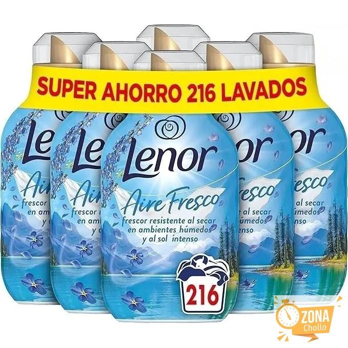 Lenor Aire Fresco Suavizante Para Ropa Frescor Alpino pack 6×36… — 19.04 EUR €
