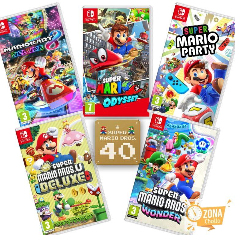 PROMOCIÓN MAR10 DAY 2026 ELIGE TU FAVORITO DE MARIO JUEGO FÍSICO… — 52,95 €
