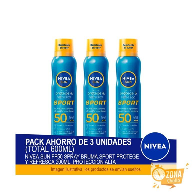 NIVEA SUN FP50 Spray Bruma Sport Protege y Refresca 200ml… — 37.25 EUR €