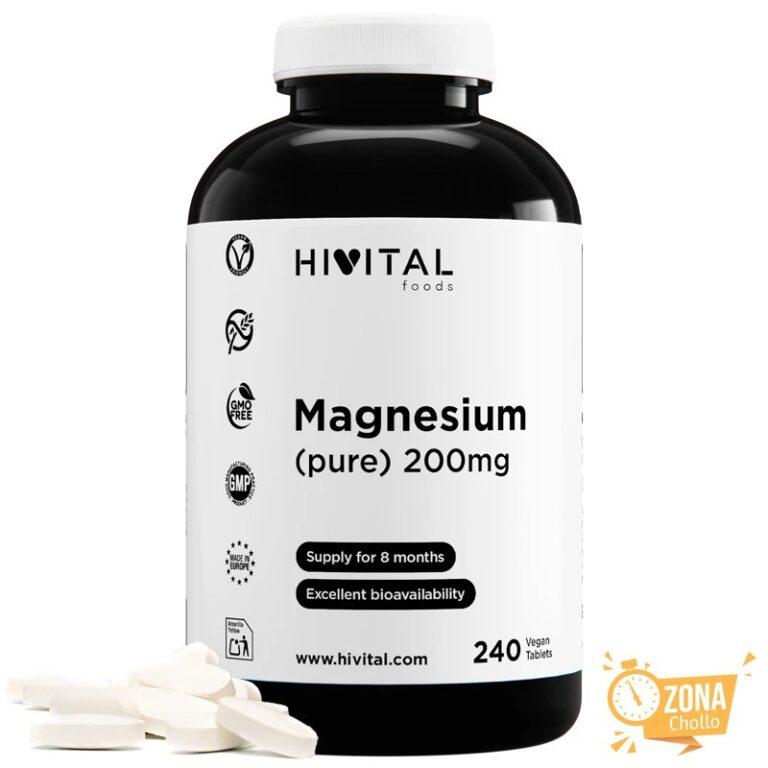 Magnesio 200 mg (Citrato de Magnesio) | 240 comprimidos veganos… — 16.35 EUR €
