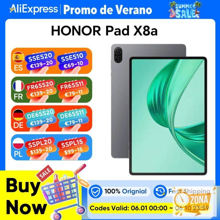 HONOR Pad X8a,Tablet versión europea, pantalla de 11 pulgadas con… — 59.36 EUR €