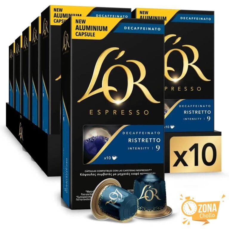 Pack de 10 – L’OR ESPRESSO Café descafeinado Ristretto intensidad 9… — 34,42 €