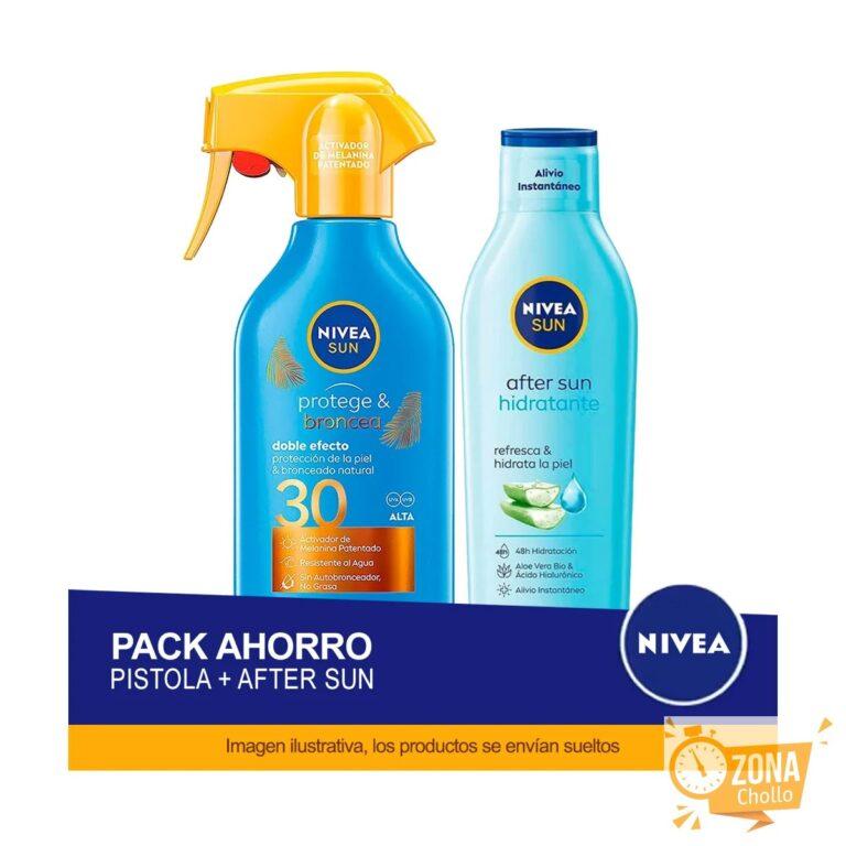 NIVEA SUN Pack ahorro protector solar – Contiene crema solar y… — 15.16 EUR €