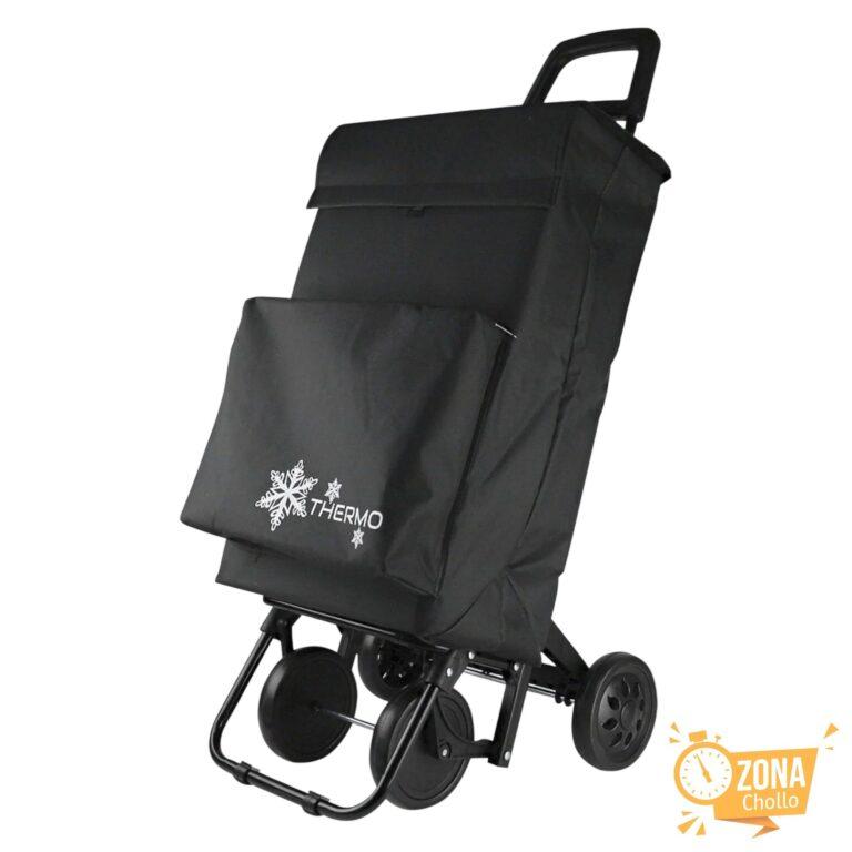 Carrito de Compra Plegable con Bolsa Térmica Impermeable y 4… — 26.31 EUR €