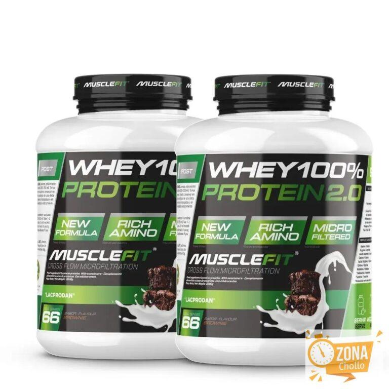 Pack 2 x Whey 100% Protein 2kg – MuscleFit│MUSCLECULT│Incremento de… — 76.27 EUR €