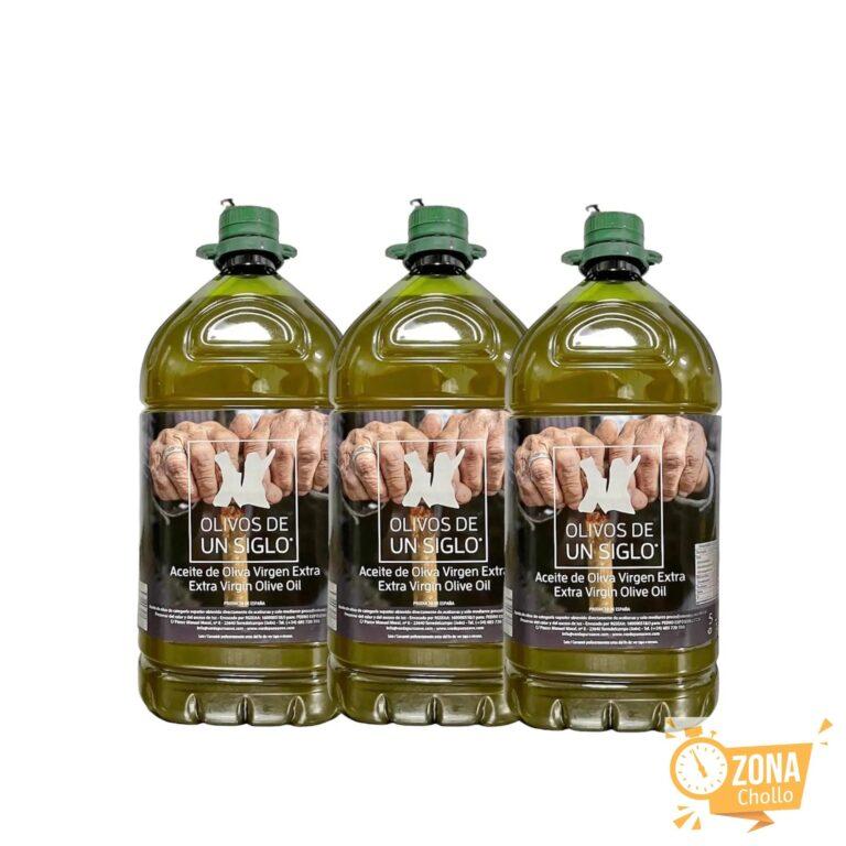 ACEITE DE OLIVA VIRGEN EXTRA OLIVOS DE UN SIGLO 5L 3X5L — 70.59 EUR €