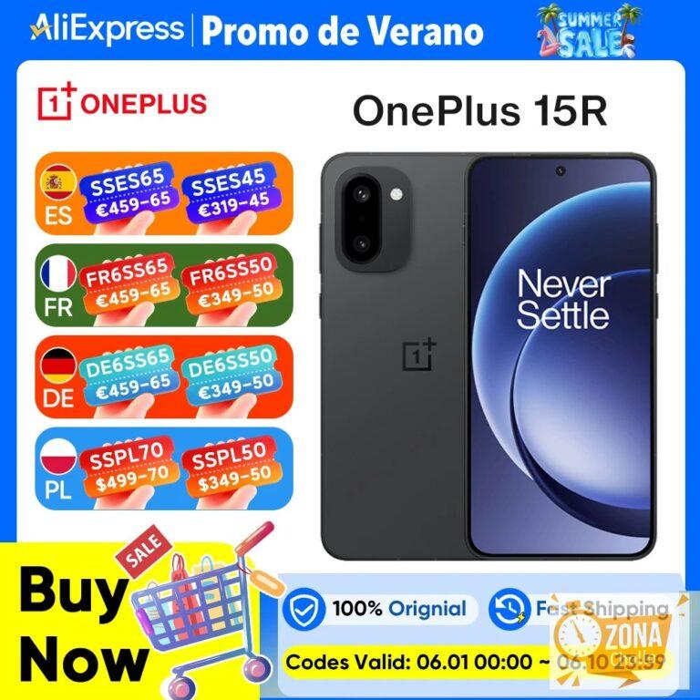 Teléfono Inteligente OnePlus 15R (Versión Global) 5G, 12GB + 256GB… — 571,03 €
