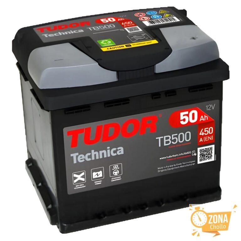 Tudor TB500 Batería de Coche 50Ah 450A – Larga Duración y Potente… — 61,50 €