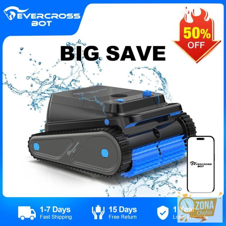 EVERCROSS BOT U8 Robot Piscina Limpiafondos y Paredes, 120 Min… — 310,96 €