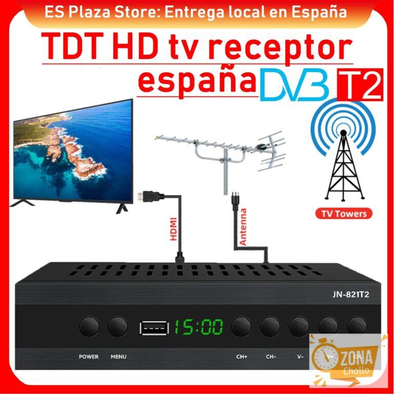 Receptor de TV HD DVB T2 TDT España, decodificador TDT HD… — 18,03 €