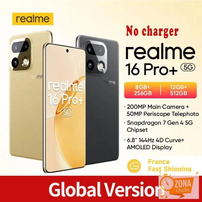 Smartphone realme 16 Pro Plus con pantalla AMOLED curva de 6.8… — 388,41 €