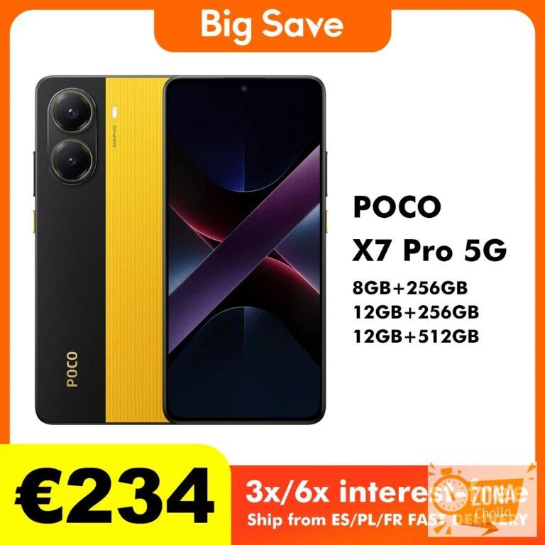 POCO X7 Pro 8GB/256GB 12GB/256GB 12GB/512GB NFC sin cargador UE… — 307,14 €