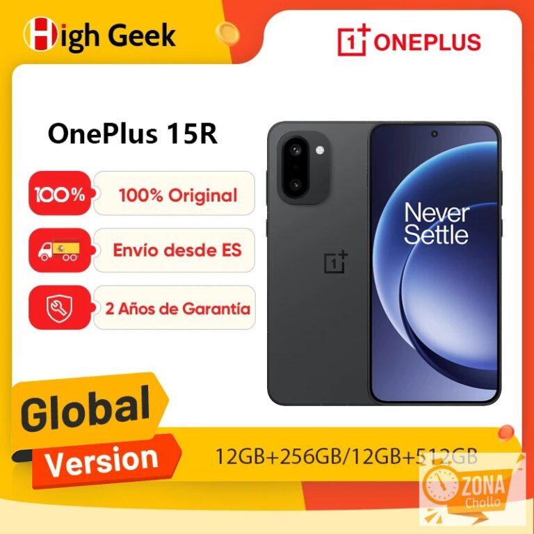 Smartphone OnePlus 15R 5G (versión internacional) con 5G, Snapdragon… — 510,30 €