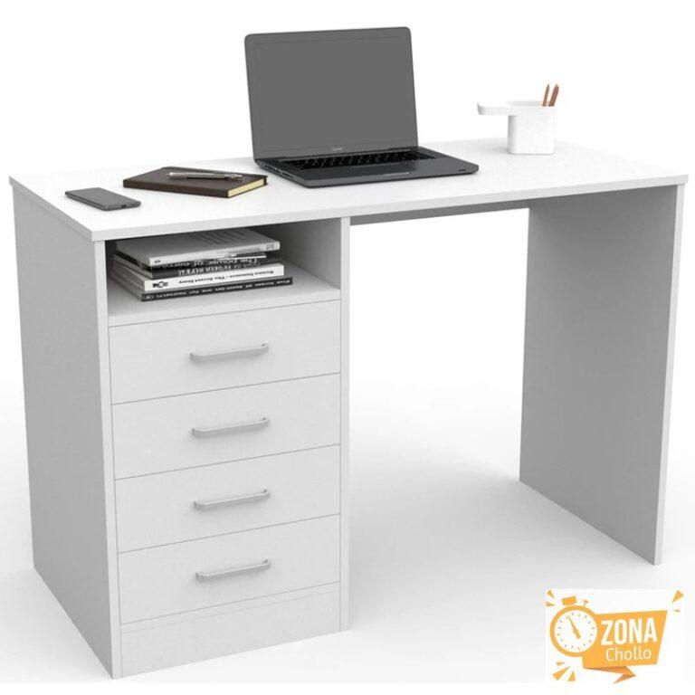 Dormidan – Escritorio con 4 cajones, mesa de oficina, despacho… — 72,44 €