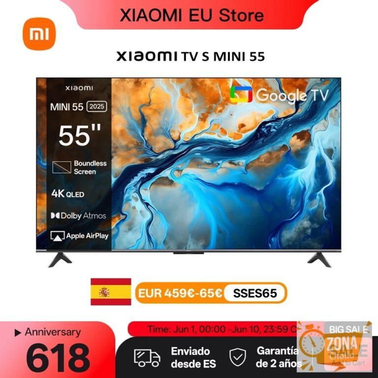 XIAOMI S MINI 55 144Hz QD-Mini LED Dolby Vision ® QI, Dolby Atmos ®… — 430,03 €