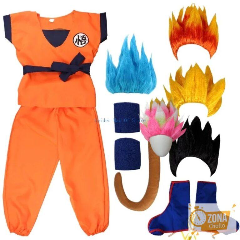 Disfraces de Anime para niños y adultos, Son Goku Gui, Carnaval… — 13,63 €