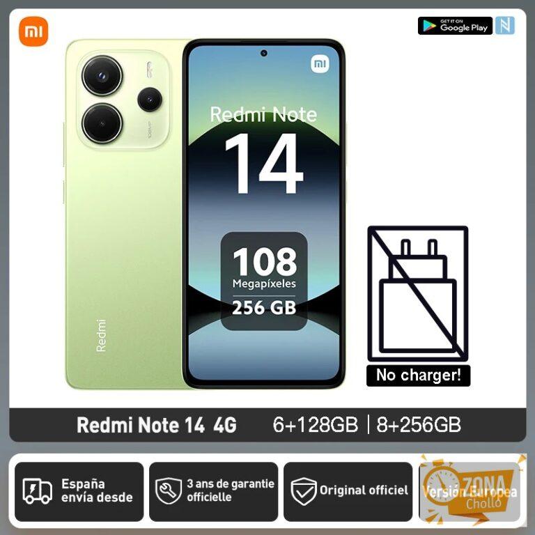 Xiaomi Redmi Note 14 4G NFC Versión Europea 128GB/256GB MTK Helie… — 117,41 €