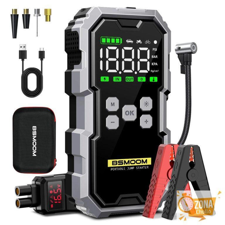 Arrancador de Coches con Compresor de Aire, Pantalla LCD, 21800mAh… — 42,90 €