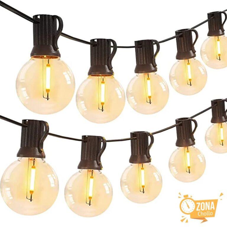 Guirnalda de luces LED para exteriores G40, guirnalda de fiesta… — 28,28 €