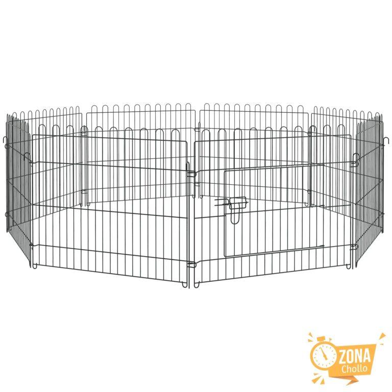 PawHut Parque Perros Plegable cerca Entrenamiento Mascotas 8 Vallas… — 39,01 €