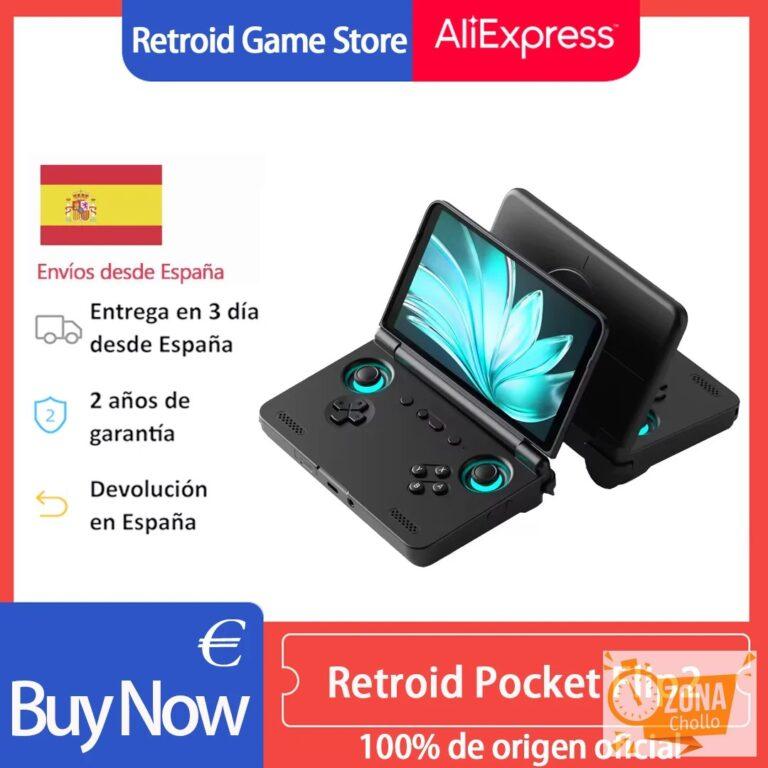 Consola de juegos portátil Retroid Pocket Flip2 Android SD865 5,5… — 247,23 €