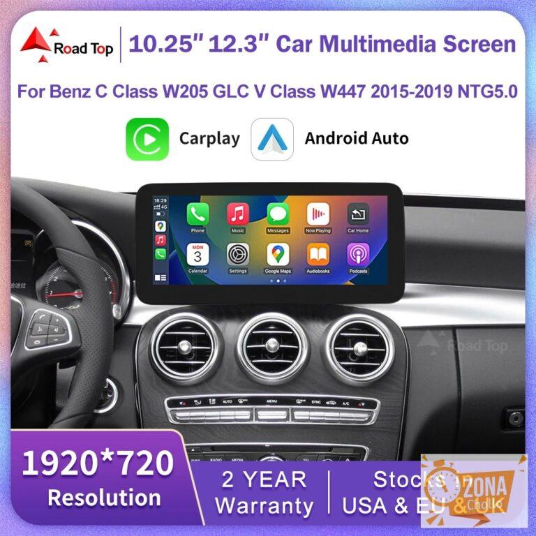 Pantalla inalámbrica Carplay Linux para Mercedes Benz W205 GLC A C V… — 202,83 €