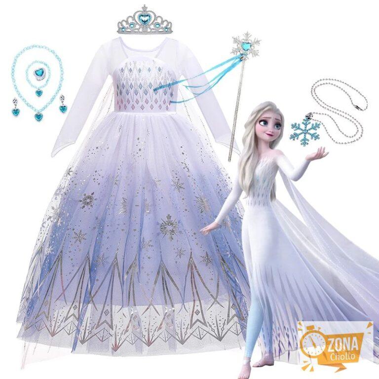 Disney chico niñas Cosplay Frozen Elsa disfraces de malla Reina de… — 5,44 €