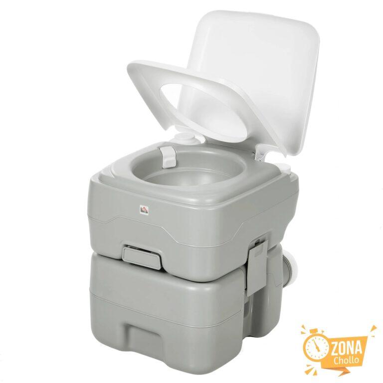 HOMCOM Inodoro Portátil Químico Baño WC para Camping Ancianos… — 79,46 €