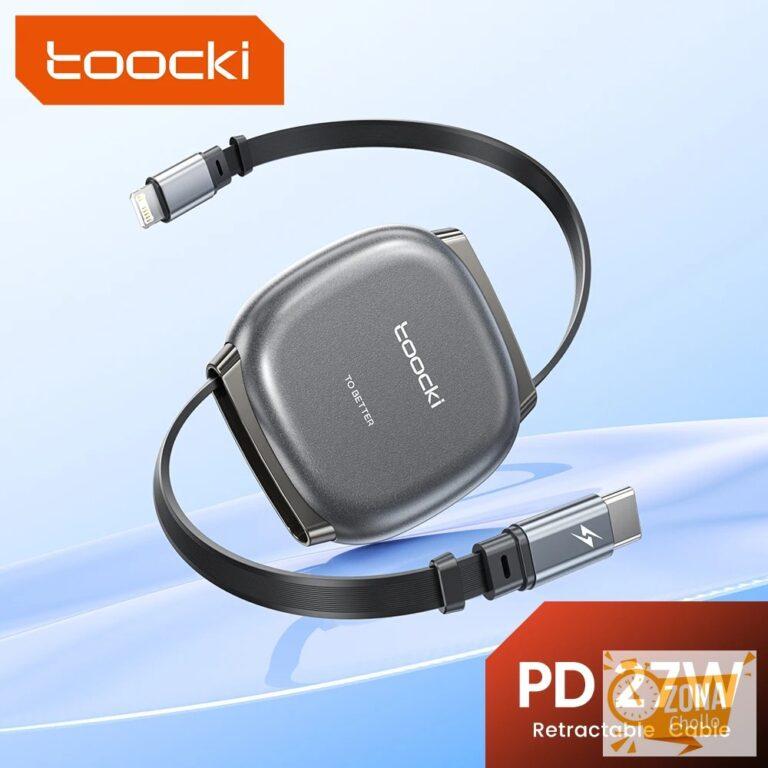 Toocki Cable retráctil USB C para iphone 14 13 12 iPad 27W tamaño… — 9,70 €