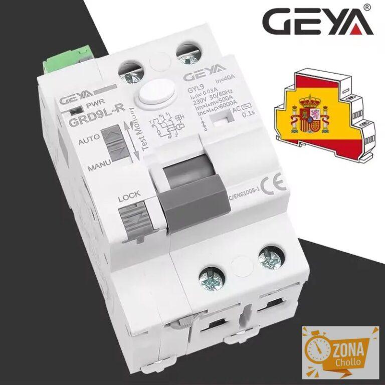 GEYA GRD9L-R Dispositivo de Reconexión Automática RCCB, Interruptor… — 34,97 €