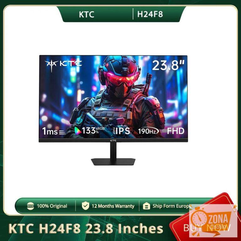 Monitor para juegos KTC H24F8, pantalla IPS rápida 16:9 de 23,8… — 95,10 €