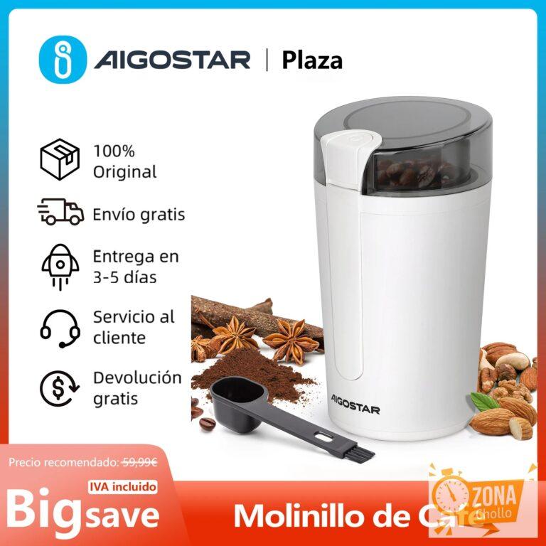 Molinillo de Café Eléctrico, Cuchilla de Acero Inoxidable, Capacidad… — 17,88 €
