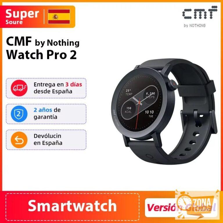 Versión Global CMF by Nothing Watch Pro 2 Pantalla AMOLED de 1,32″… — 46,08 €