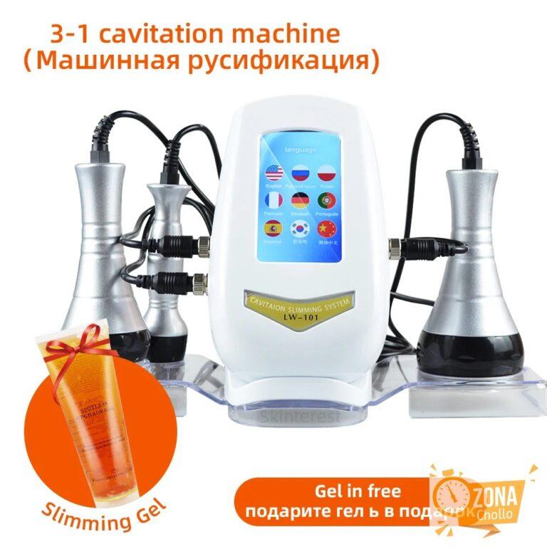 Masajeador adelgazante corporal 3 en 1, máquina de cavitación… — 59,85 €