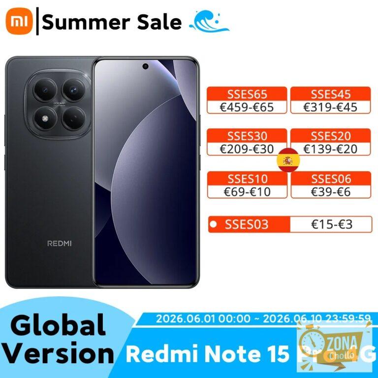 Versión Global Redmi Note 15 Pro, Teléfono Inteligente 4G, Batería… — 224,51 €