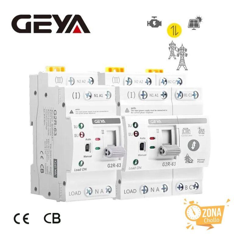 GEYA G2R Din Rail 2P 4P ATS interruptor de transferencia automática… — 23,58 €