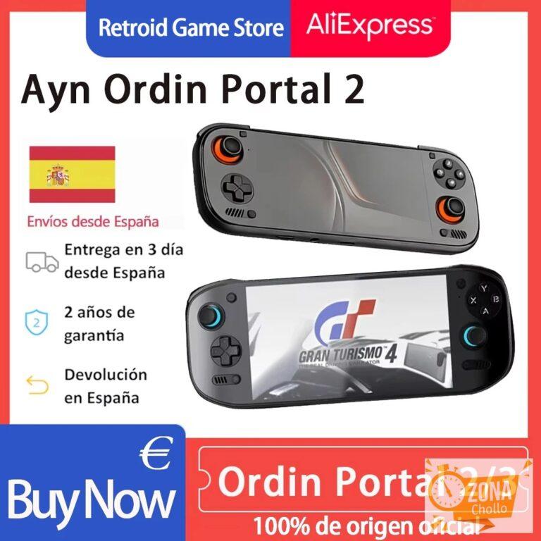 Consola de juegos portátil Ayn Odin 2 Portal/3, pantalla HD de 7… — 359,14 €
